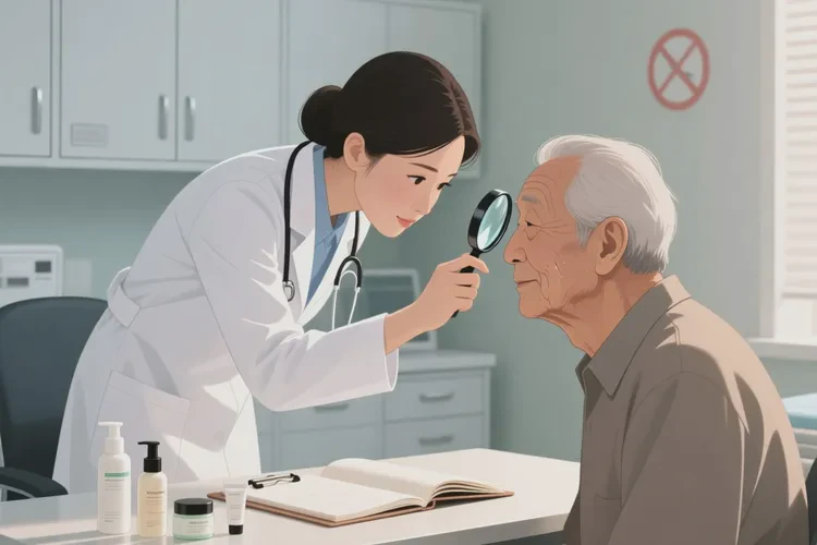 老人脸上起湿疹可以治愈吗(图2)