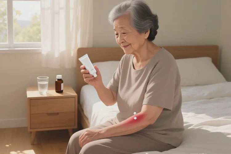 老年人全身偶尔长湿疹可以治愈吗(图1)