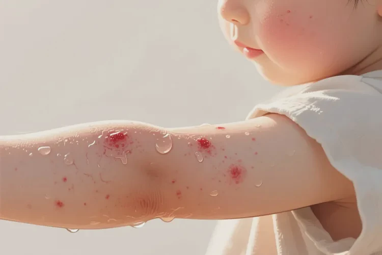 少儿脸上出湿疹可以治愈吗(图2)