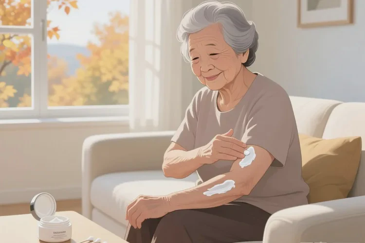 老年人手臂偶尔长湿疹可以治愈吗(图1)