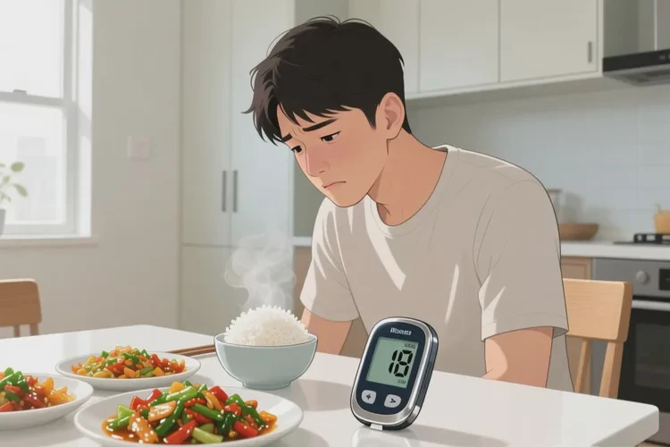 28岁中餐血糖14.2是怎么回事(图1)