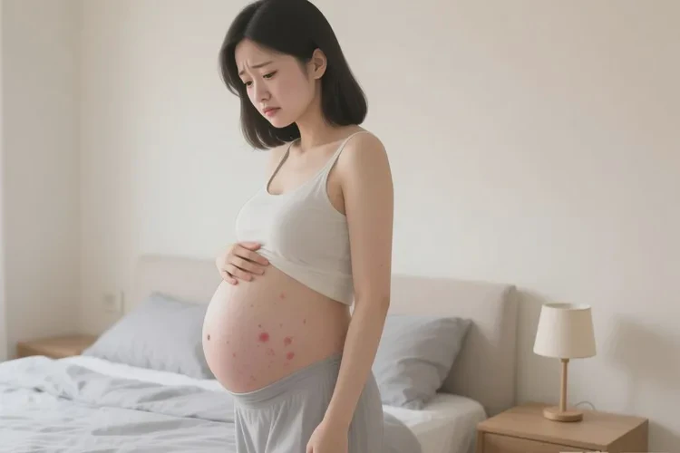 孕妇肚子起湿疹可以治愈吗(图1)