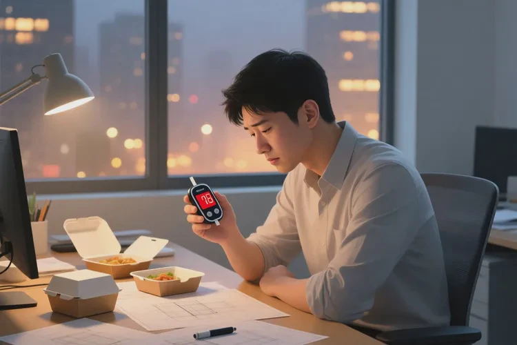 28岁晚餐血糖11.7是怎么回事(图1)