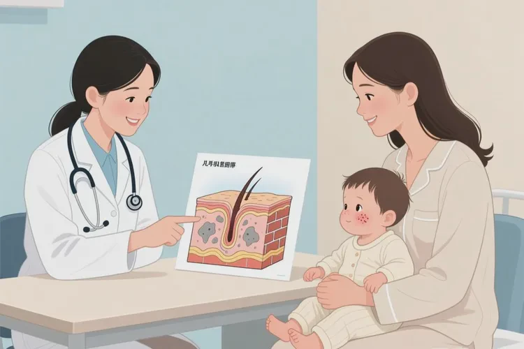 少儿面部起湿疹可以治愈吗(图2)