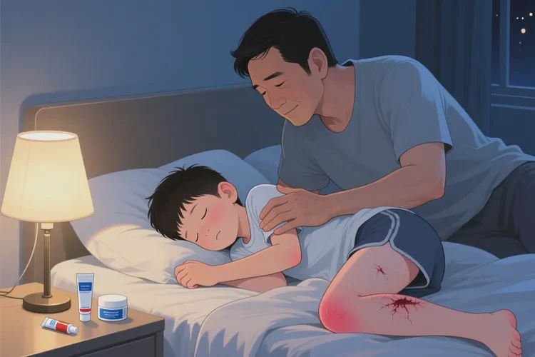 小学生大腿出湿疹能治愈吗(图2)