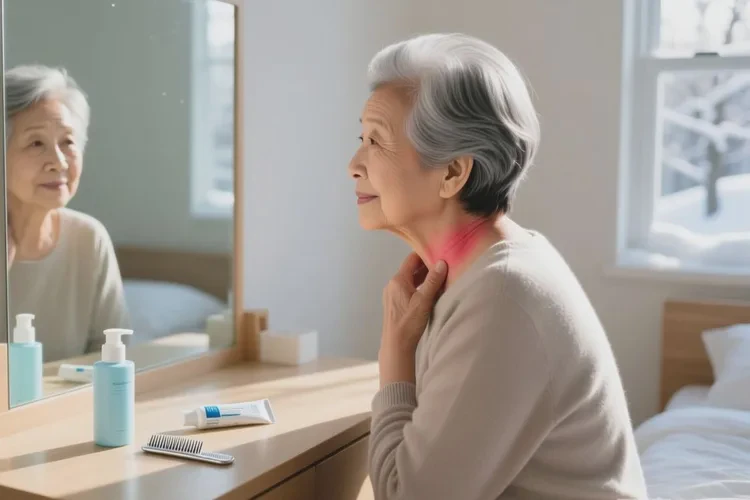 老人脖子经常起湿疹可以治愈吗(图1)