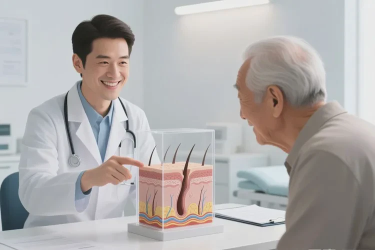 老人面部容易长湿疹可以治愈吗(图2)