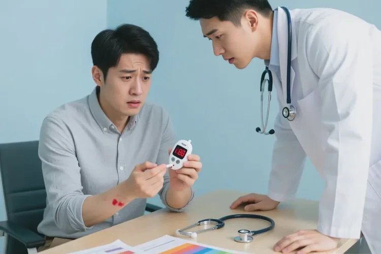 28岁中餐血糖17.5是怎么回事(图1)