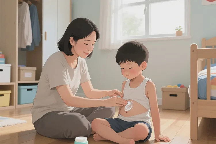 小学生肚子偶尔长湿疹能治愈吗(图1)