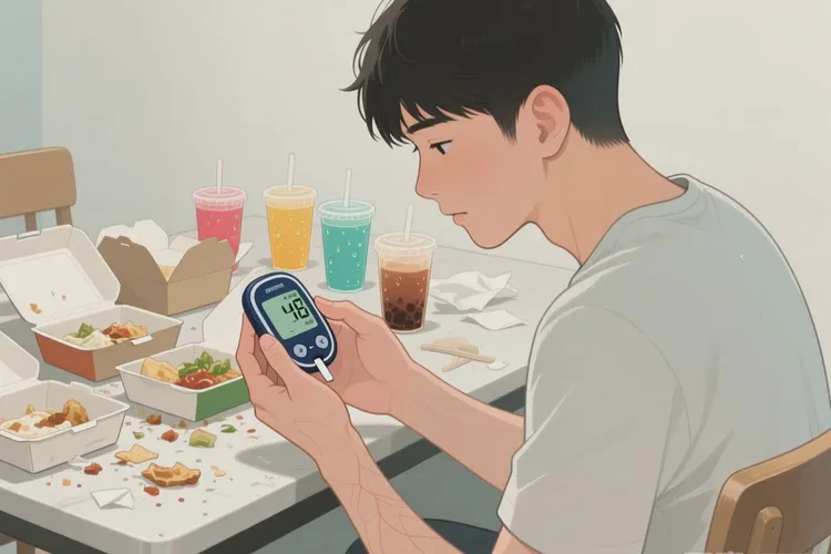 28岁晚餐血糖19.7是怎么回事(图1)