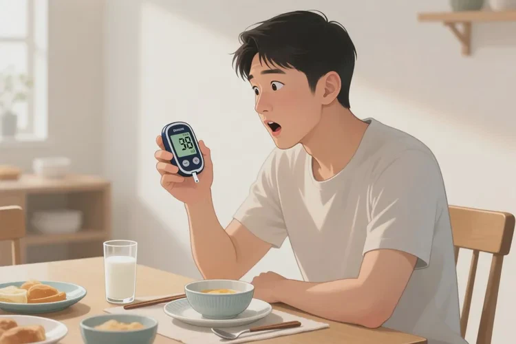 28岁早餐血糖20.5是怎么回事(图1)