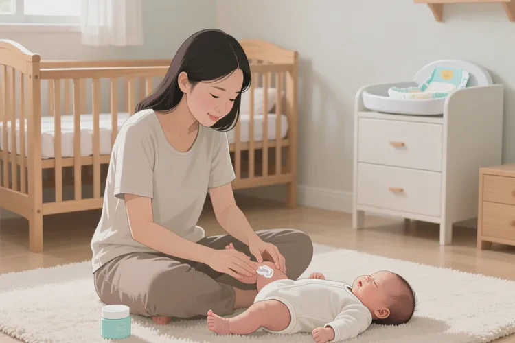 新生儿大腿上起湿疹能治愈吗(图1)