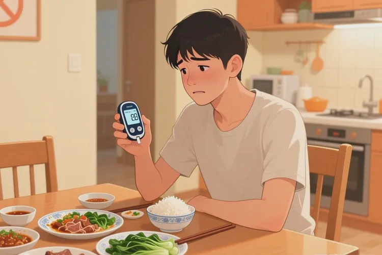 28岁中餐血糖21.5是怎么回事(图1)