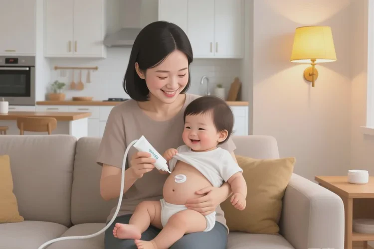 儿童肚子上起湿疹可以治愈吗(图1)