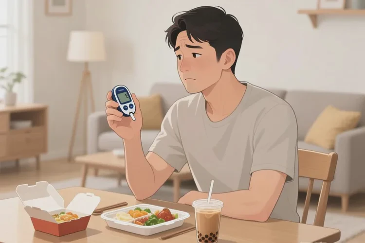 28岁晚餐血糖12.3是怎么回事(图1)