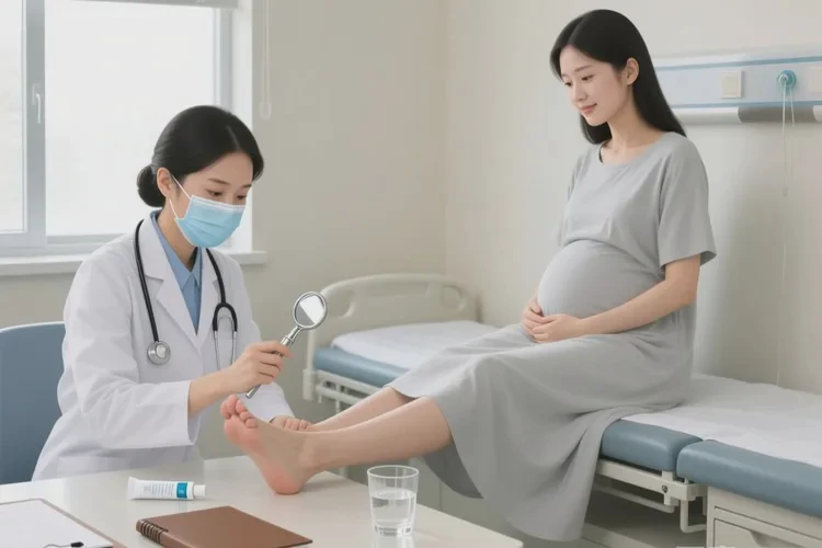 孕妇脚上容易长湿疹可以治愈吗(图2)