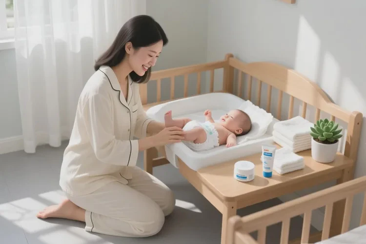 少儿屁股上容易起湿疹可以治愈吗(图1)