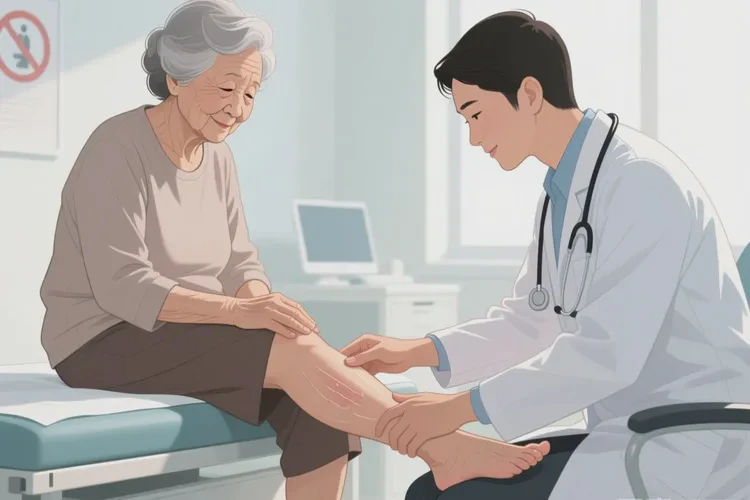 老人小腿上经常起湿疹可以治愈吗(图4)