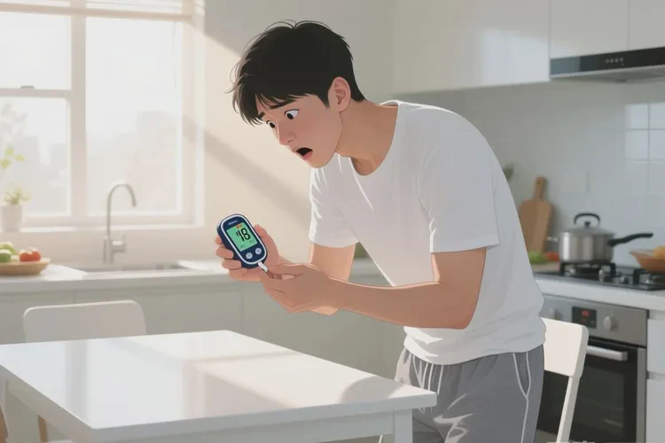 28岁早餐血糖19.4是怎么回事(图1)