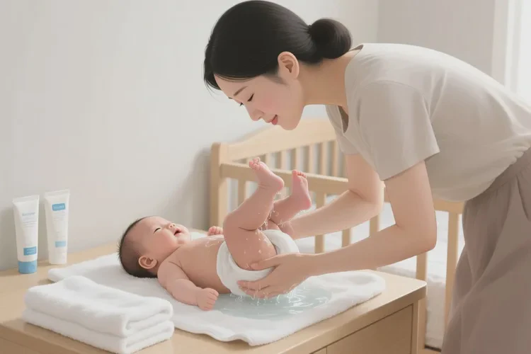 儿童屁股上容易起湿疹可以治愈吗(图1)