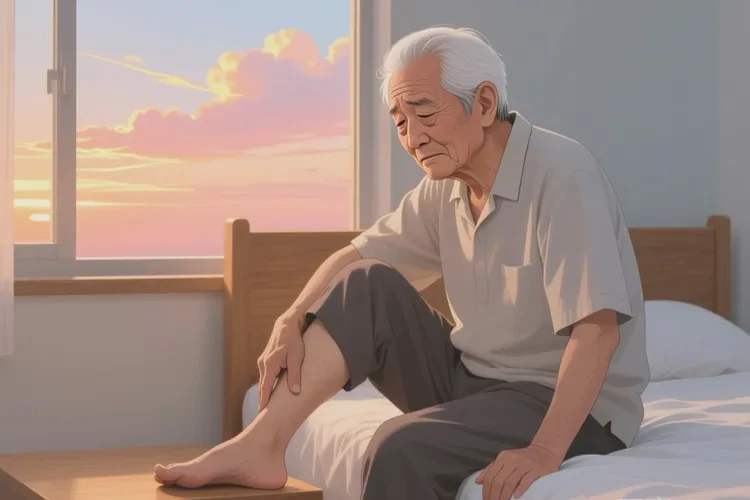 老人小腿上经常起湿疹可以治愈吗(图1)