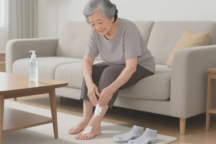 老年人脚上出现湿疹可以治愈吗(图1)