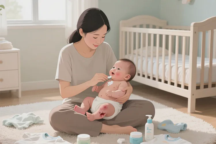 新生儿全身容易长湿疹能治愈吗(图1)