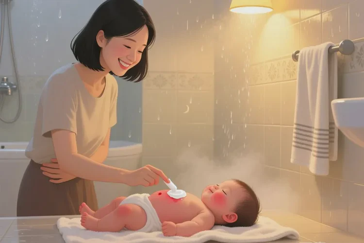 儿童肚子上出湿疹可以治愈吗(图1)