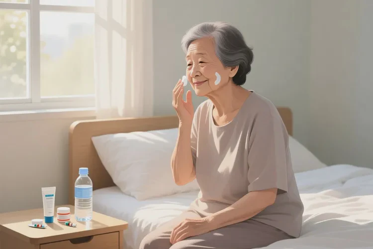 老人脸上容易起湿疹可以治愈吗(图3)