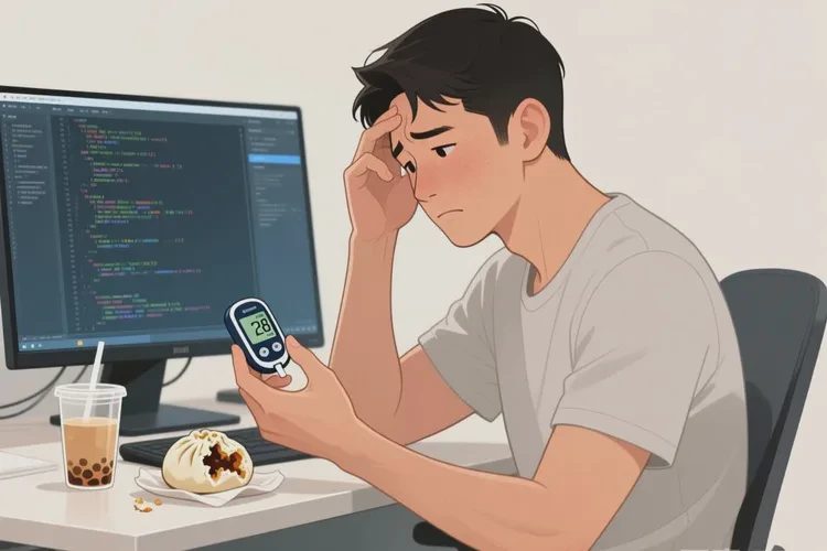 28岁早餐血糖7点1是怎么回事(图1)