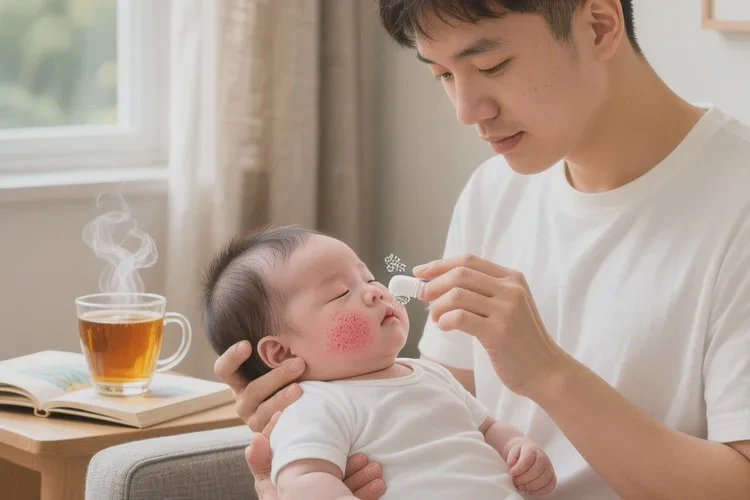 新生儿全身有湿疹能治愈吗(图2)