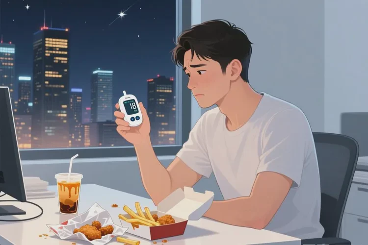 28岁晚餐血糖15.1是怎么回事(图1)