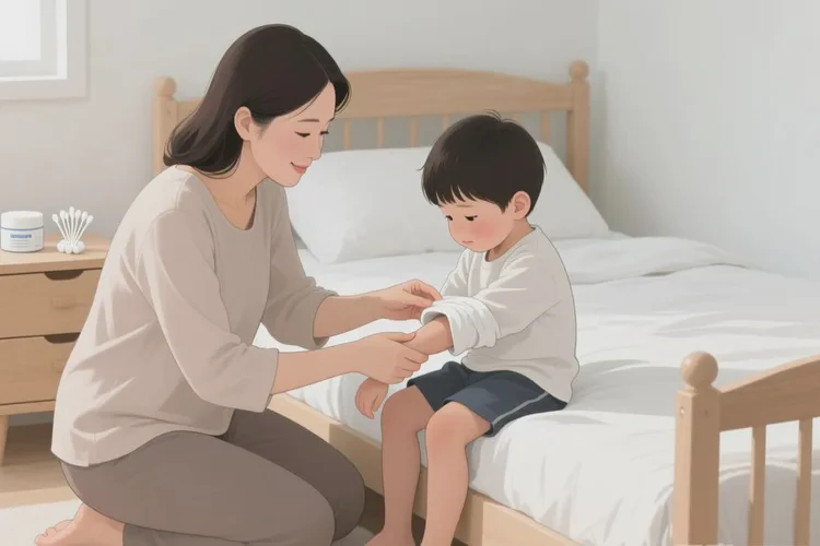 少儿手臂经常起湿疹可以治愈吗(图1)