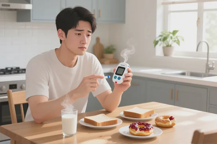 28岁早餐血糖9点8是怎么回事(图1)