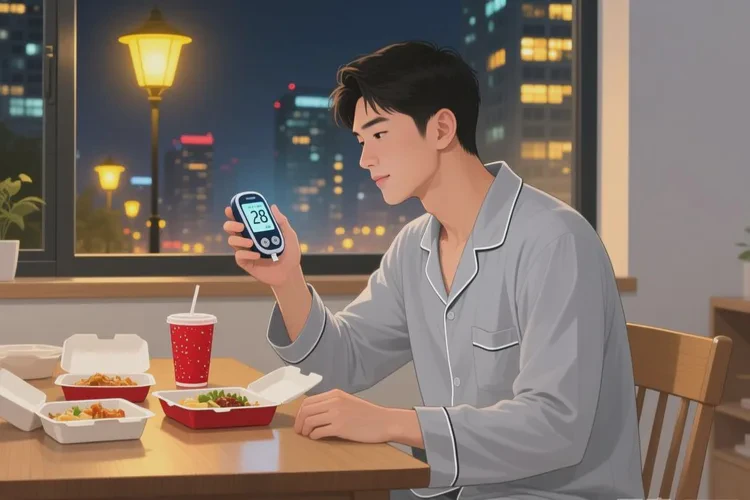 28岁晚餐血糖10.8是怎么回事(图1)