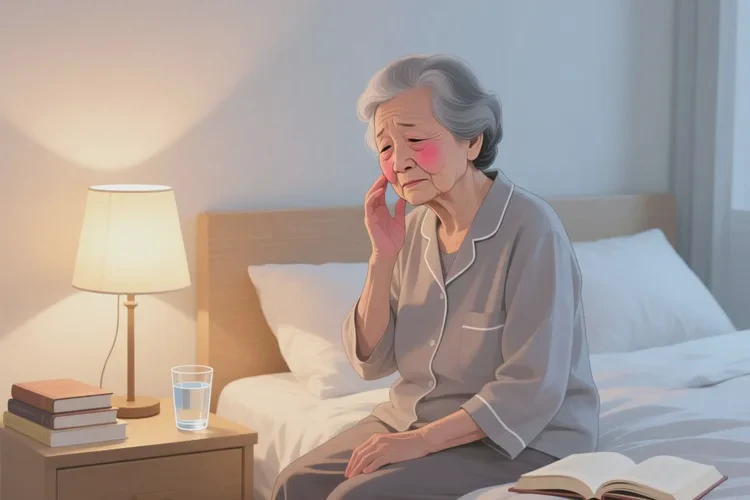 老人脸上出现湿疹可以治愈吗(图1)