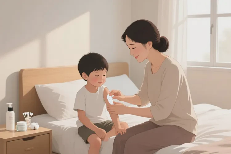 儿童手臂上出现湿疹可以治愈吗(图1)