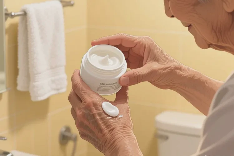 老人屁股上起湿疹可以治愈吗(图1)