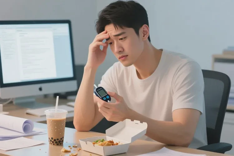 28岁早餐血糖27.5是怎么回事(图1)