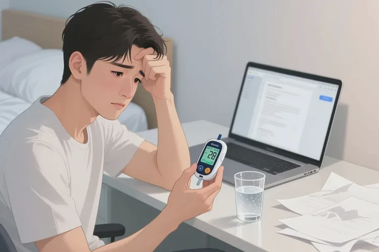 28岁早餐血糖30.4是怎么回事(图1)