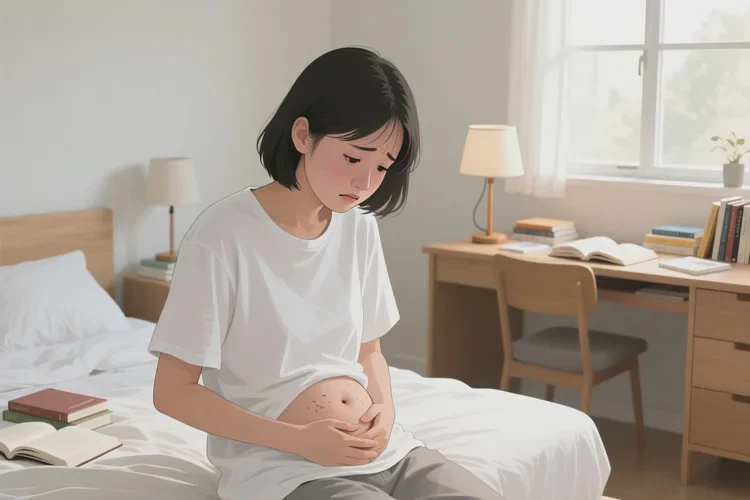 青少年肚子容易起湿疹能治愈吗(图1)