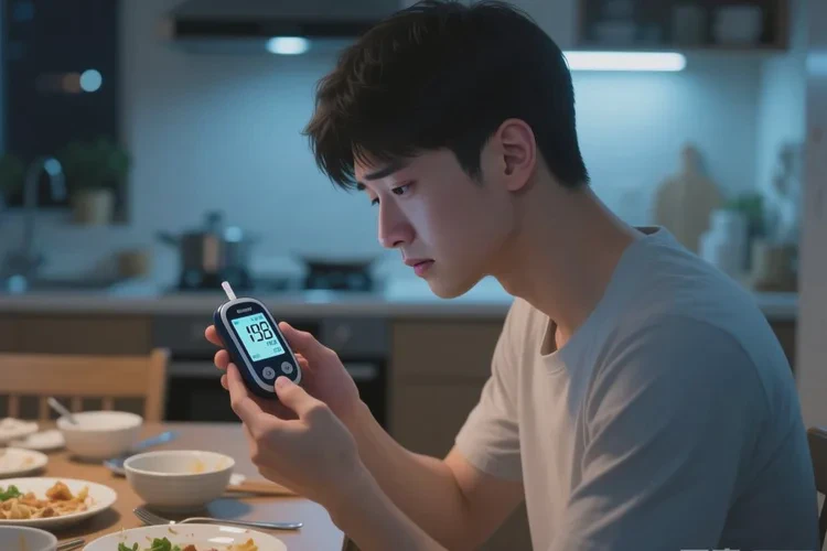 28岁晚餐血糖13.6是怎么回事(图1)