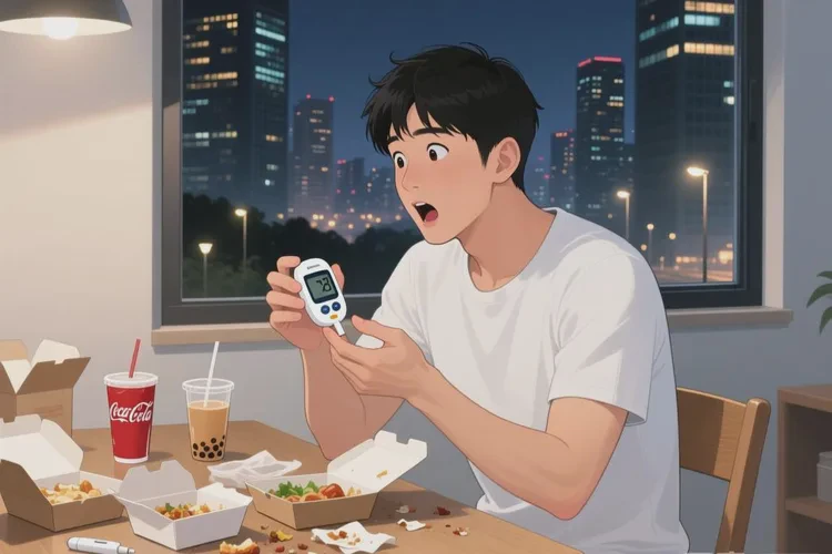 28岁晚餐血糖23.1是怎么回事(图1)