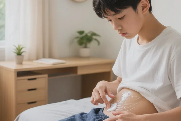 青少年肚子有湿疹能治愈吗(图1)