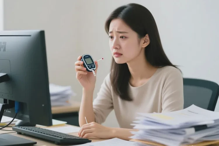 28岁中餐血糖19.2是怎么回事(图1)