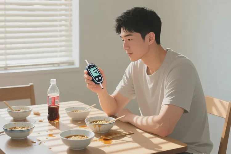 28岁中餐血糖14.9是怎么回事(图1)