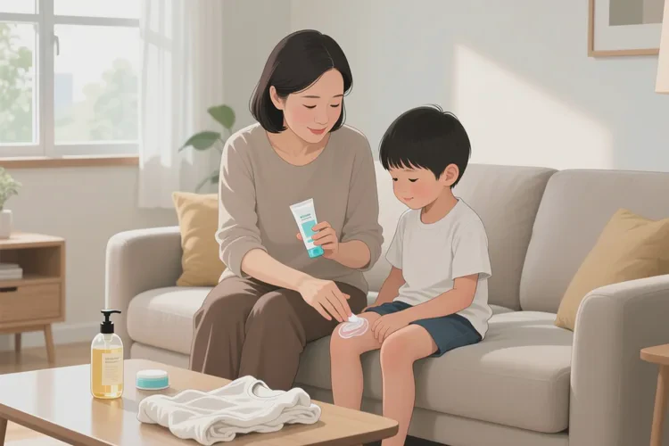 中学生大腿上容易起湿疹能治愈吗(图1)