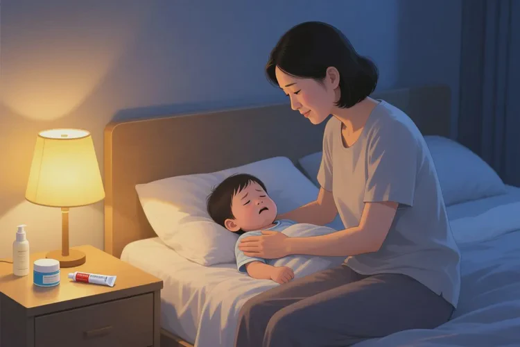 少儿脖子上经常起湿疹可以治愈吗(图1)