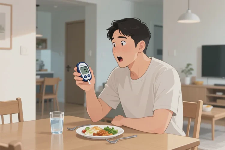 29岁晚餐血糖25.3是怎么回事(图1)