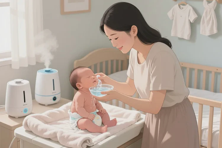 新生儿面部经常长湿疹能治愈吗(图1)